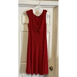 Red PLUS SIZE Dress Size 2X, Forever Red Sleeveless Dress, Red Dress